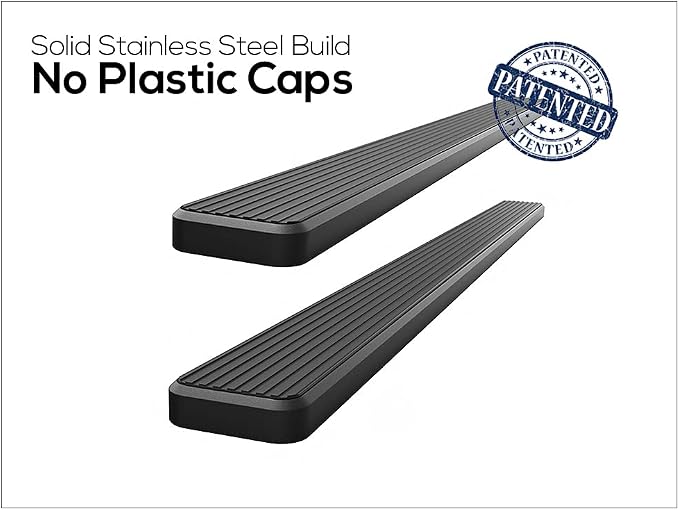 APS 304 Stainless Steel Running Boards Nerf Bars Side Steps Compatible - Image 4