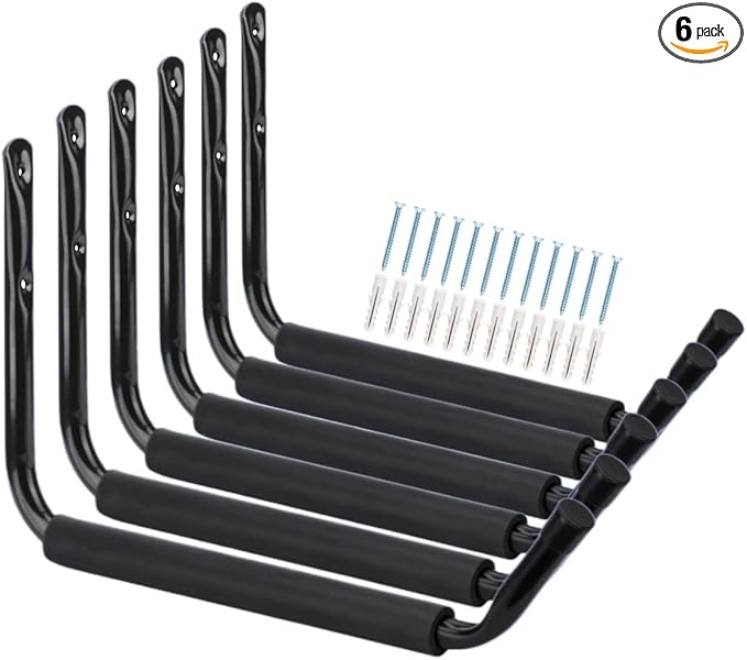 Heavy Duty 13 Inches Jumbo Arm Indoor Outdoor Storage Wall Hooks, Garage and by Whrsinlor