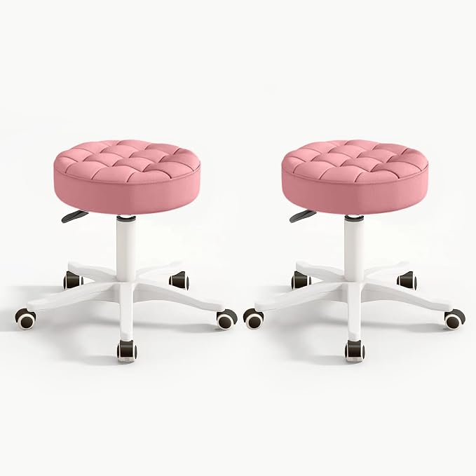 Small Chair Round Rolling Stool by HDHNBA