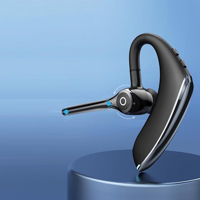 IHAO Bluetooth Earpiece Headphone Dual Noise Cancelling Mic Painless Open-Ear by IHAO