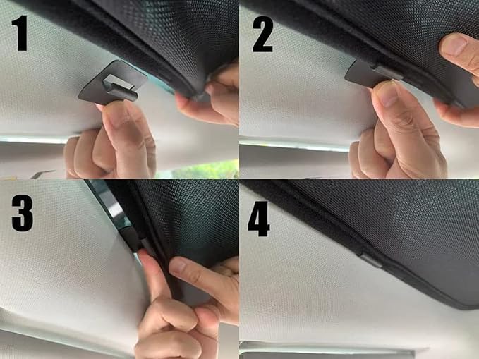 Sze 4Pcs Sunroof Shade for Tesla Model Y 2020-2023 2024 2025 Sunroof Cover - Image 7