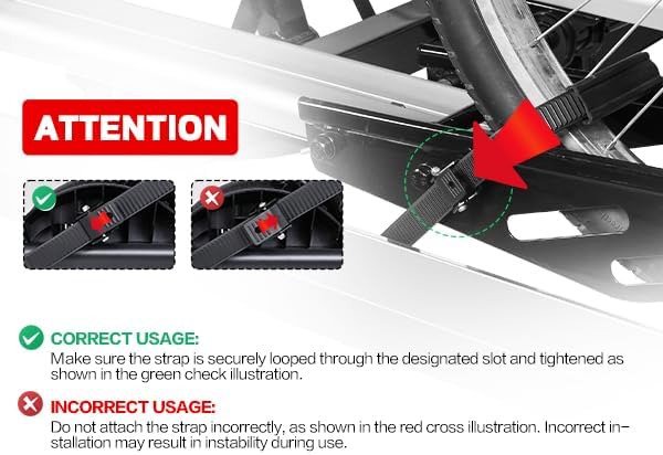 Rockland 1-Ebike Rack with Ramp, 100 lbs Capacity, Single Hitch Mount Electric - Image 8