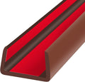 Rubber Edge Trim, Flexible Self Adhesive U Shaped Peel and Stick Edge Banding by YANRUIPRO