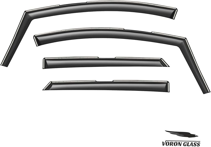 Voron Glass in-Channel Extra Durable Rain Guards - Image 7