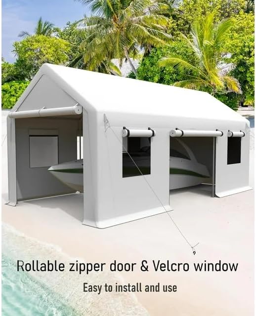 13x20 Ft. Metal Carport Garage - Image 7