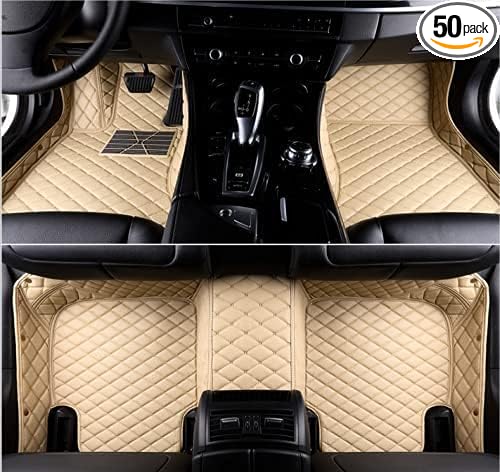 TAHALICustom Colors Car Floor Mats Black Pink by Unknown