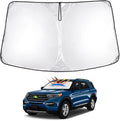 T TGBROS Windshield Sun Shade for Ford Explorer 2020-2025 Accessories Foldable by TTGBROS