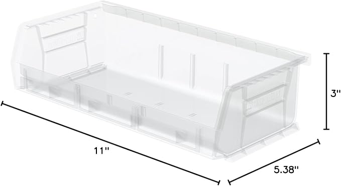 Akro-Mils 30232 AkroBins Plastic Storage Bins, Space-Saving Stackable Bins - Image 4