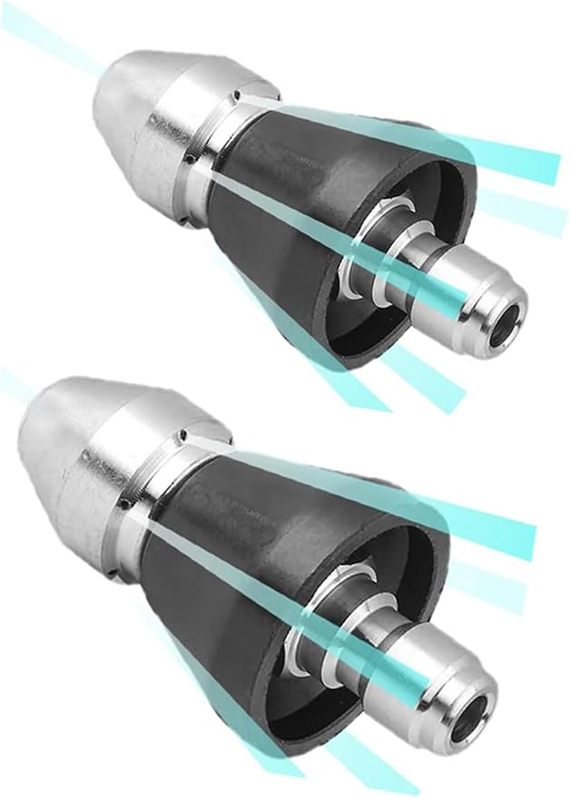 Pressure Washer Sewer Jetter Nozzle by MIZORLIE