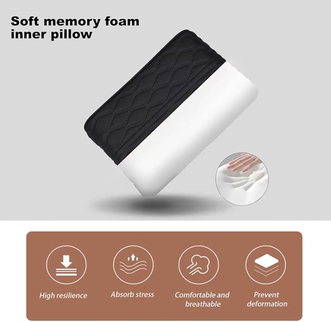 Car Center Console Cover, Memory Foam Car Armrest Cushion, Leather Arm Rest - Image 4