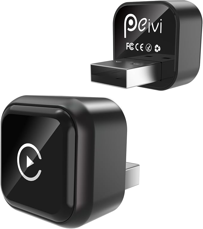 Wireless Carplay Adapter for Apple iPhone & Android Auto Wireless Adapter 2 in 1 by Peivi