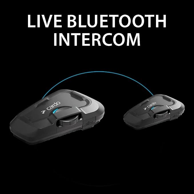 Cardo Systems FREECOM 2X Motorcycle 2-Way Helmet Bluetooth Communication System - Image 6