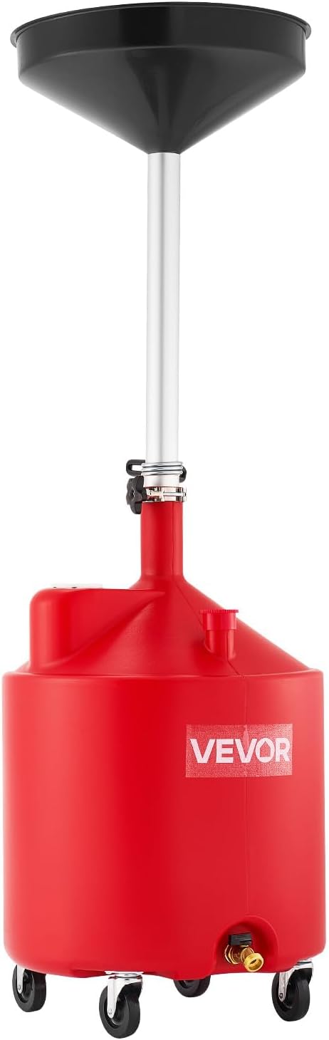 VEVOR 18 Gallon Waste Oil Drain Tank, Industrial Fluid Drain Tank - Image 9