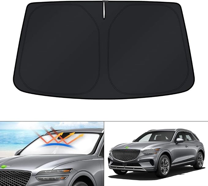 KUST Windshield Sun Shade for Genesis GV70 Accessories 2022-2025 2026 Sunshade by KUST