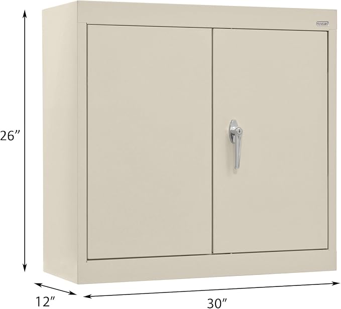 Sandusky Lee WA11301226-07 Wall-Mount Metal Storage Cabinet - Image 2