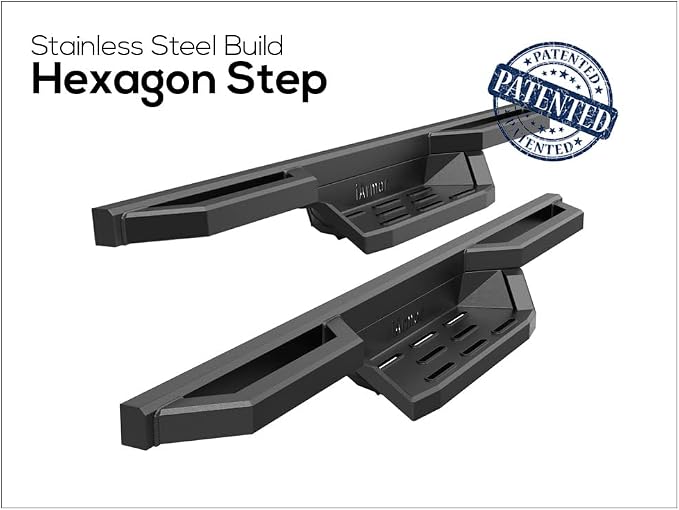 APS 304 Stainless Steel Pocket Steps Running Boards Side Bars Compatible - Image 4