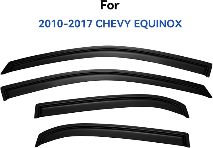 Window Visors Rain Guards for 2010 2011 2012 2013 2014 2015 2016 2017 Chevy - Image 2