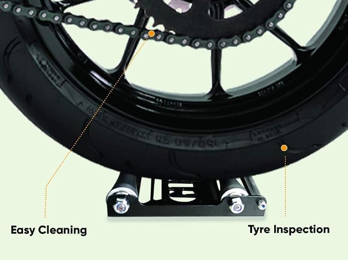 GRAND PITSTOP Motorcycle & Powersports Maintainence Stand Wheel Cleaning Wheel - Image 2