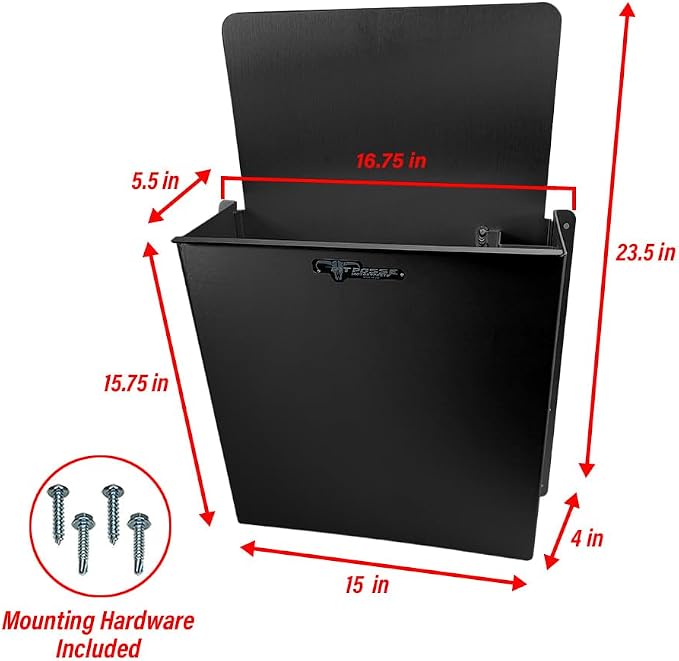 Pit Posse PP3351BK Aluminum Wall Mount Floor Jack Holder Pouch Stabilizer - Image 6