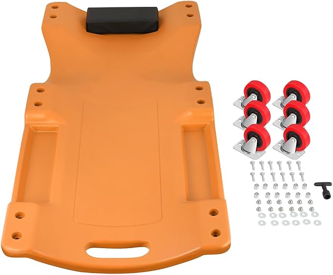 DNA MOTORING 36" L X 17" W x 4.25" H Vehicle Repair Low Profile Automotive by DNAMOTORING-Tools