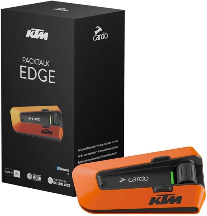 Cardo Systems Packtalk Edge KTM Edition, Single Pack by CardoSystems