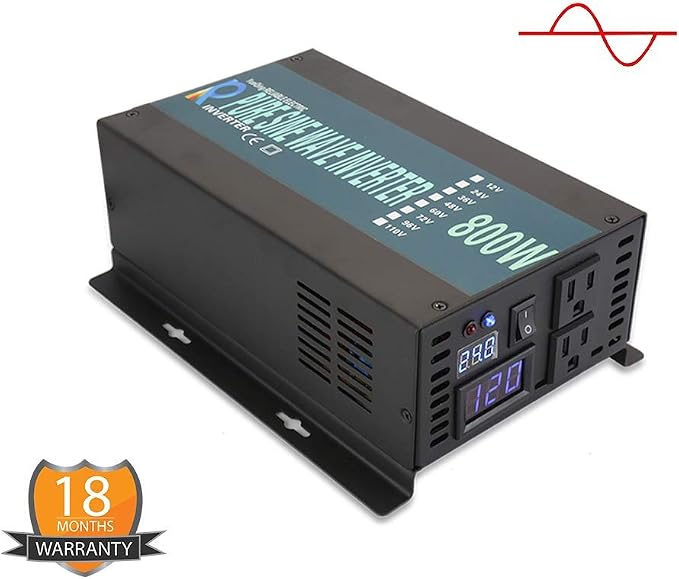 WZRELB Full Power Full Power Endurable Led Display 800W Pure Sine Wave Solar - Image 3