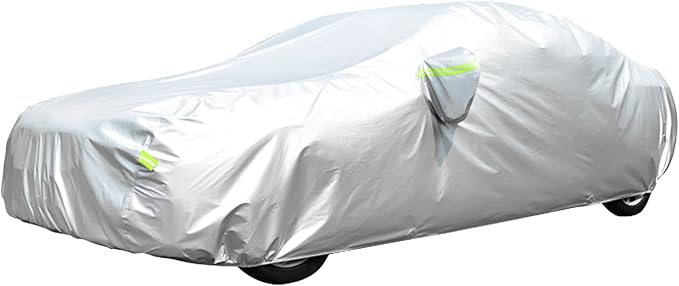 Waterproof Car Cover All Weather Snowproof UV Protection Windproof Outdoor Full by GORDITA