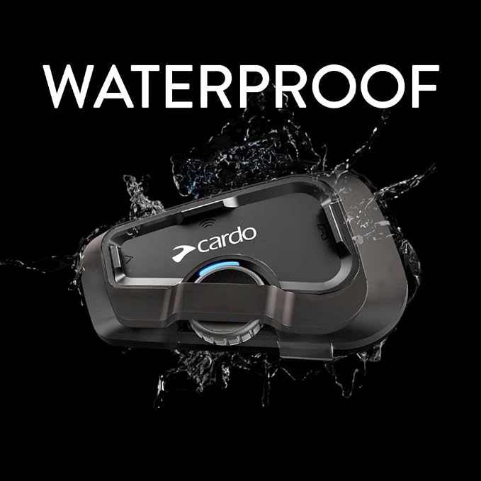 Cardo Systems FREECOM 2X Motorcycle 2-Way Helmet Bluetooth Communication System - Image 7