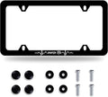 Nurse Life License Plate Frame Beautiful Text License Plate Stainless Steel by GORSNKYE