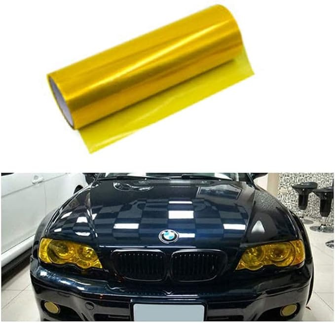 12 by 48 Inches Self Adhesive Headlight, Tail Lights, Fog Lights Tint Vinyl Film - Image 5