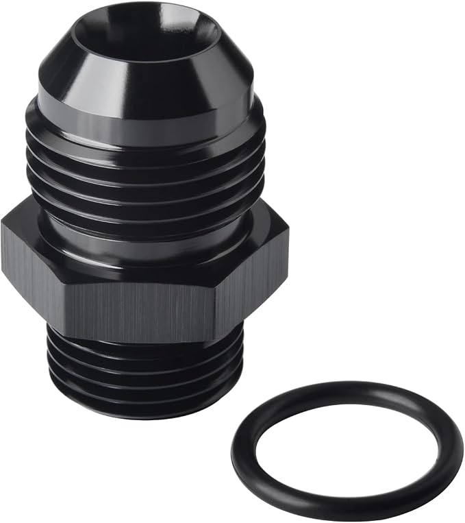16AN Male Flare to 12AN ORB O-ring Boss Fuel Pump Rail Adapter Fitting Aluminum by Podavelle