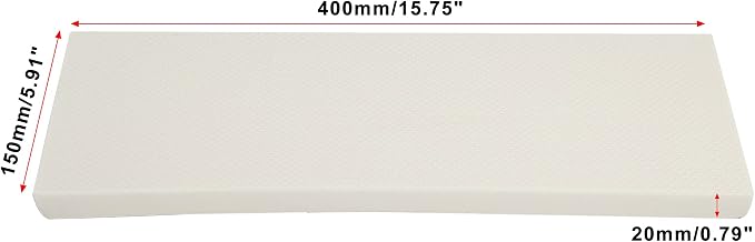 X AUTOHAUX 400x150x20mm 2pcs Car Garage Wall Guard Door Bumper Protector Anti - Image 3