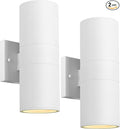Ken & Ricky White Outdoor Wall Lights, Exterior Sconces Wall Lighting by KenRicky