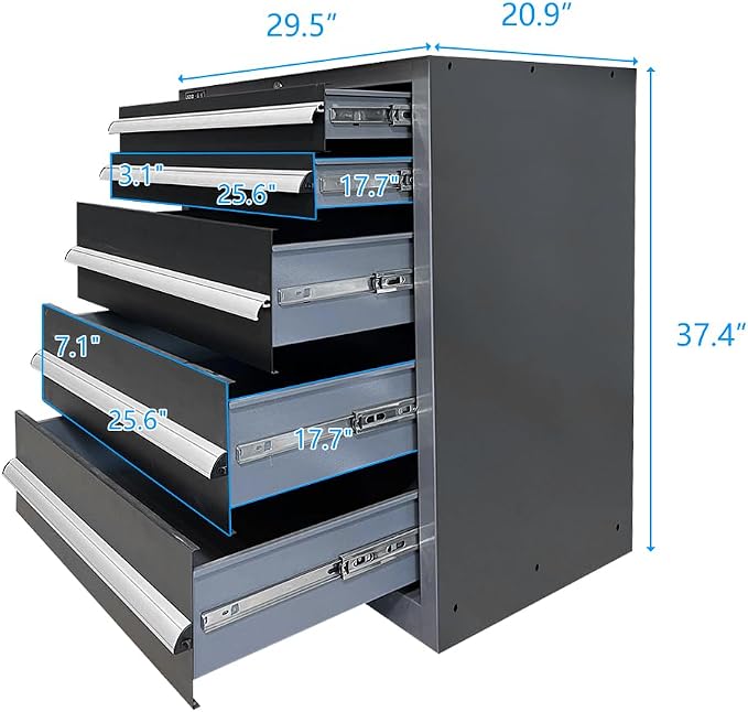 JZD Steel Garage Cabinet System, Tool Organization - Image 4