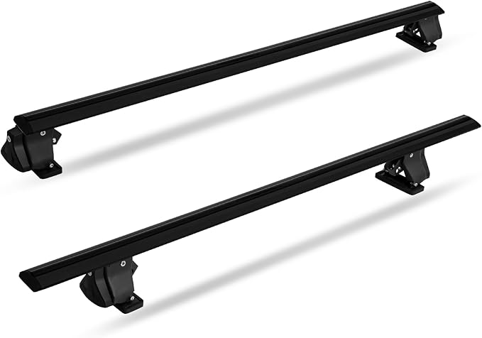 Universal 55" Roof Rack Cross Bars, Adjustable Car Top Roof Rack, Aluminum by YHAAVALE