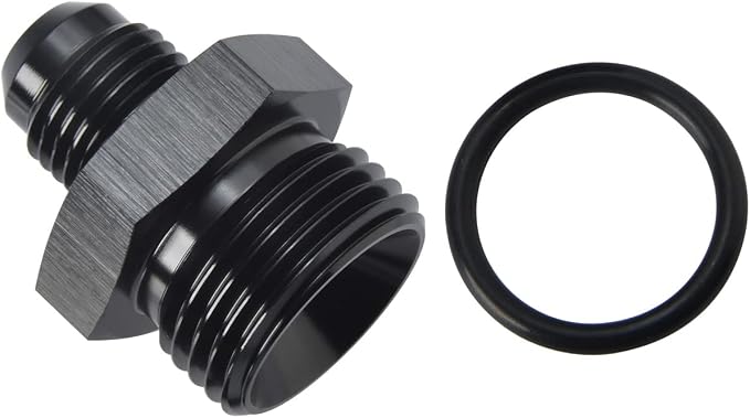 6AN Male Flare to 10AN ORB O-ring Boss Fuel Pump Rail Adapter Fitting Aluminum - Image 4