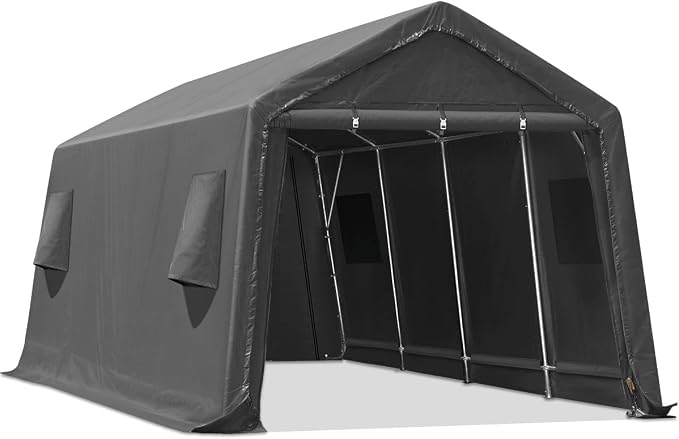 ADVANCE OUTDOOR 10X20 ft Carport Heavy Duty Outdoor Patio Portable Canopy by ADVANCEOUTDOOR