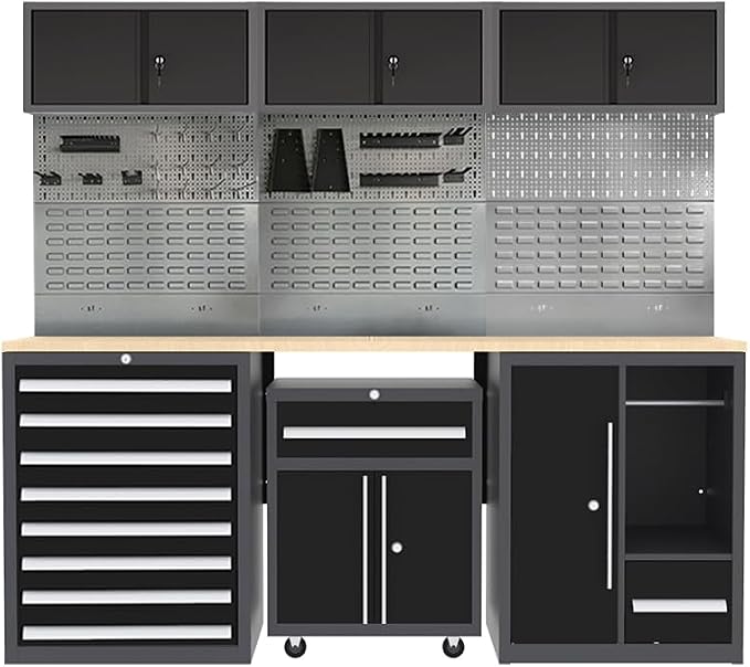 Garage Tool Storage Cabinet System by JZD