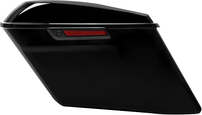 XFMT Motorcycle 4" Stretched Hard Saddlebags Bags Fit - Image 2