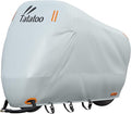 Motorcycle Cover Waterproof Outdoor, 300D Heavy Duty, UV & Rain Resistant by TATATOO