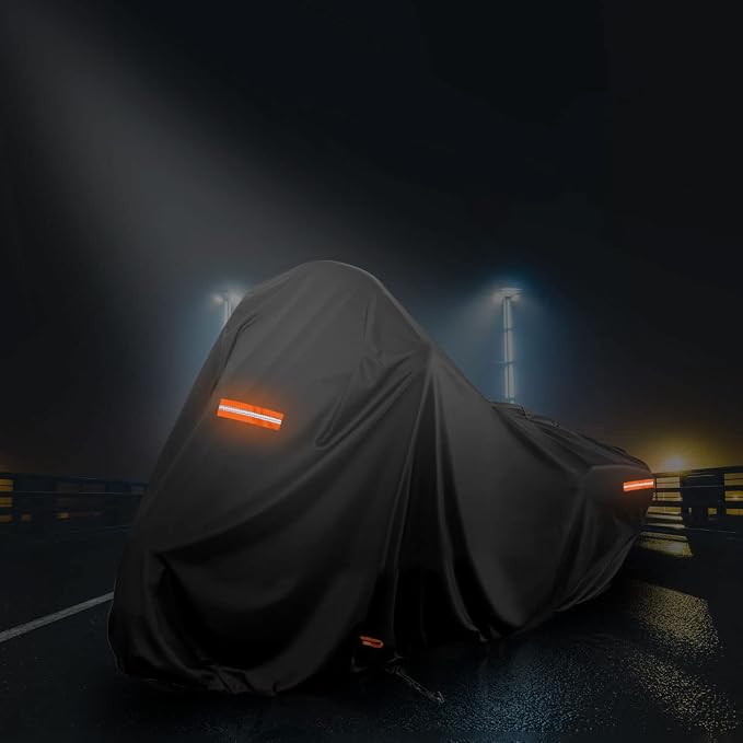 420D Motorcycle Cover for Harley Davidson Touring Models Road King, Road Glide - Image 8