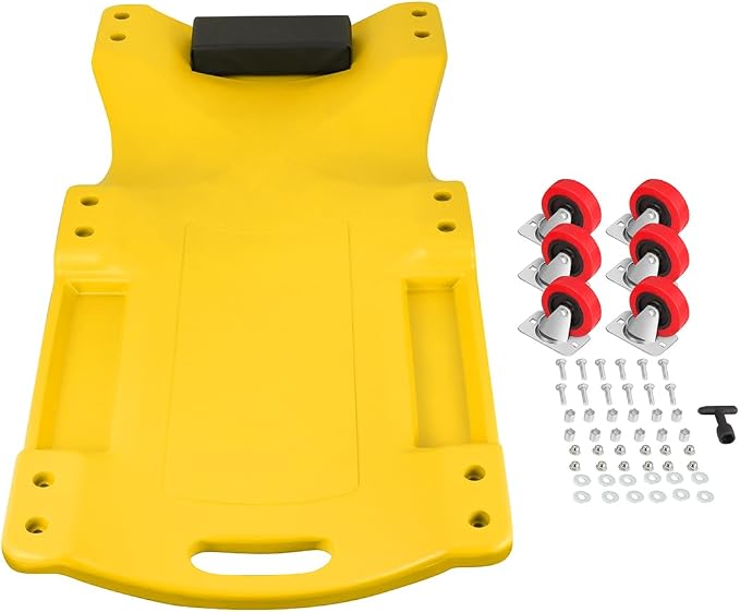 DNA MOTORING 36" L X 17" W x 4.25" H Vehicle Repair Low Profile Automotive by DNAMOTORING-Tools
