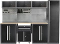 JZD Metal Workshop Cabinet System, Garage Organization Tools Storage, No Wall by JZD
