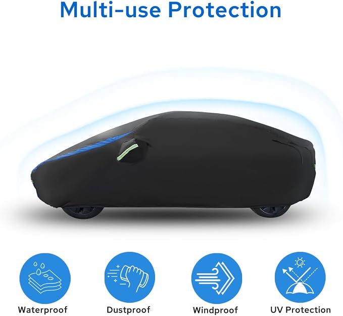 Avecrew Car Cover for Tesla Model Y, Custom Fit Full Exterior Cover - Image 4