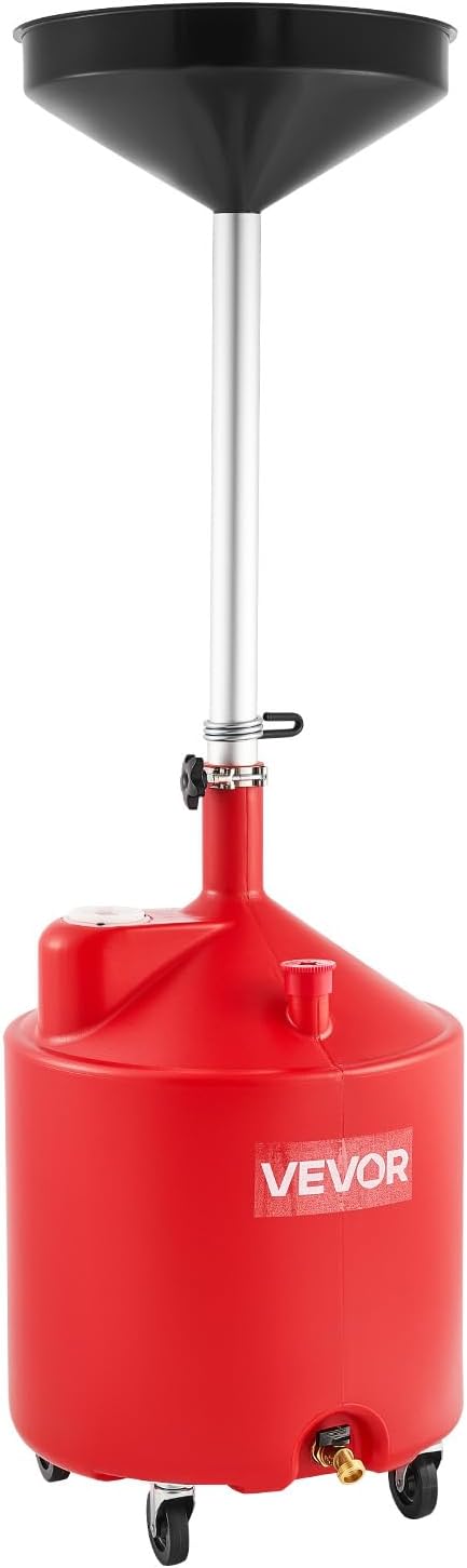 VEVOR 18 Gallon Waste Oil Drain Tank, Industrial Fluid Drain Tank by VEVOR