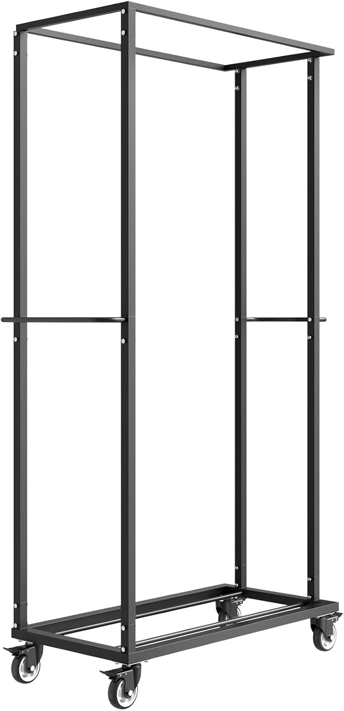 VEVOR Folding Chair Rack, 500 LBS Capacity, Heavy-Duty Chair Cart - Image 9