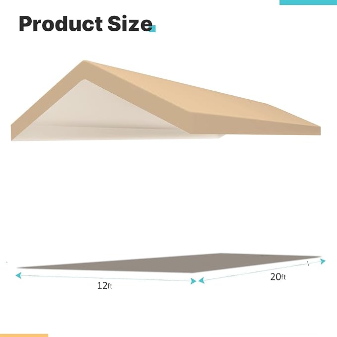 Carport Replacement Canopy Cover - Image 3