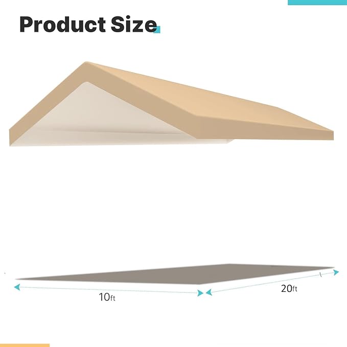 Carport Replacement Canopy Cover - Image 3