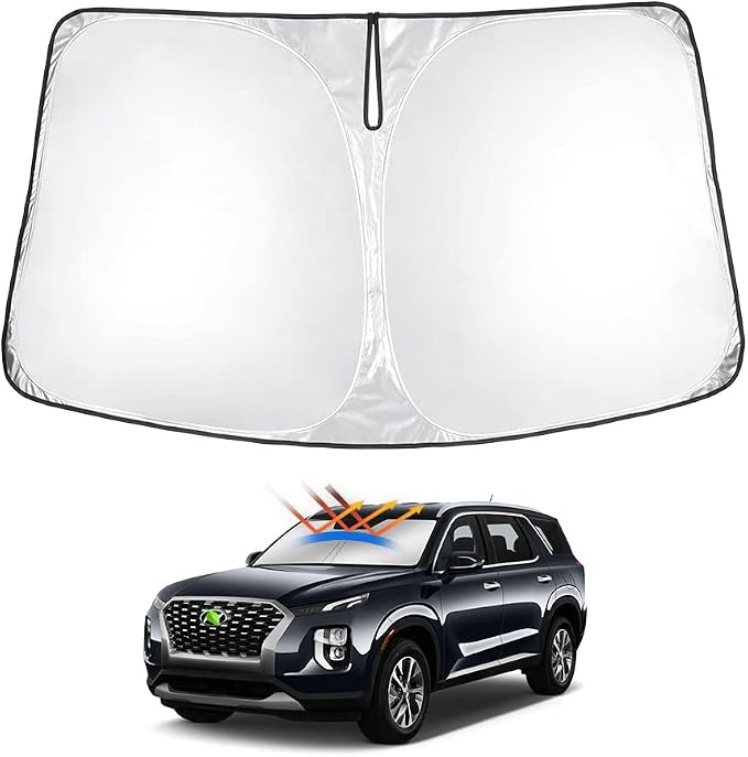 T TGBROS Windshield Sun Shade Custom Fit by TTGBROS
