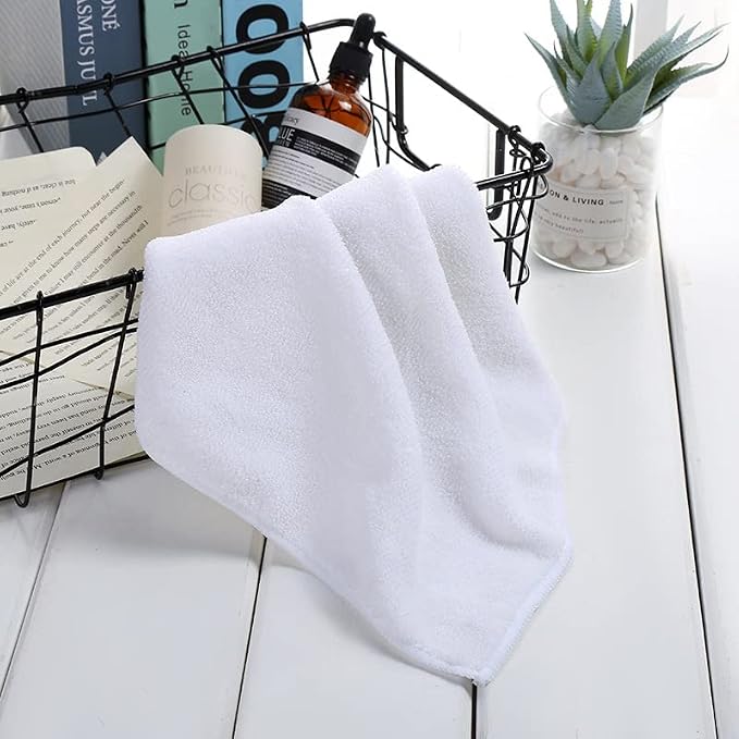 Microfiber Cleaning Cloth-50Pcs Ultra Soft Highly Absorbent Rags, Reusable - Image 2